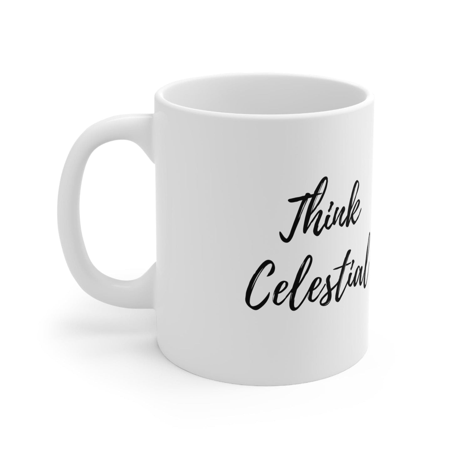 Printify Mug 11oz Think Celestial Ceramic Mug 11oz