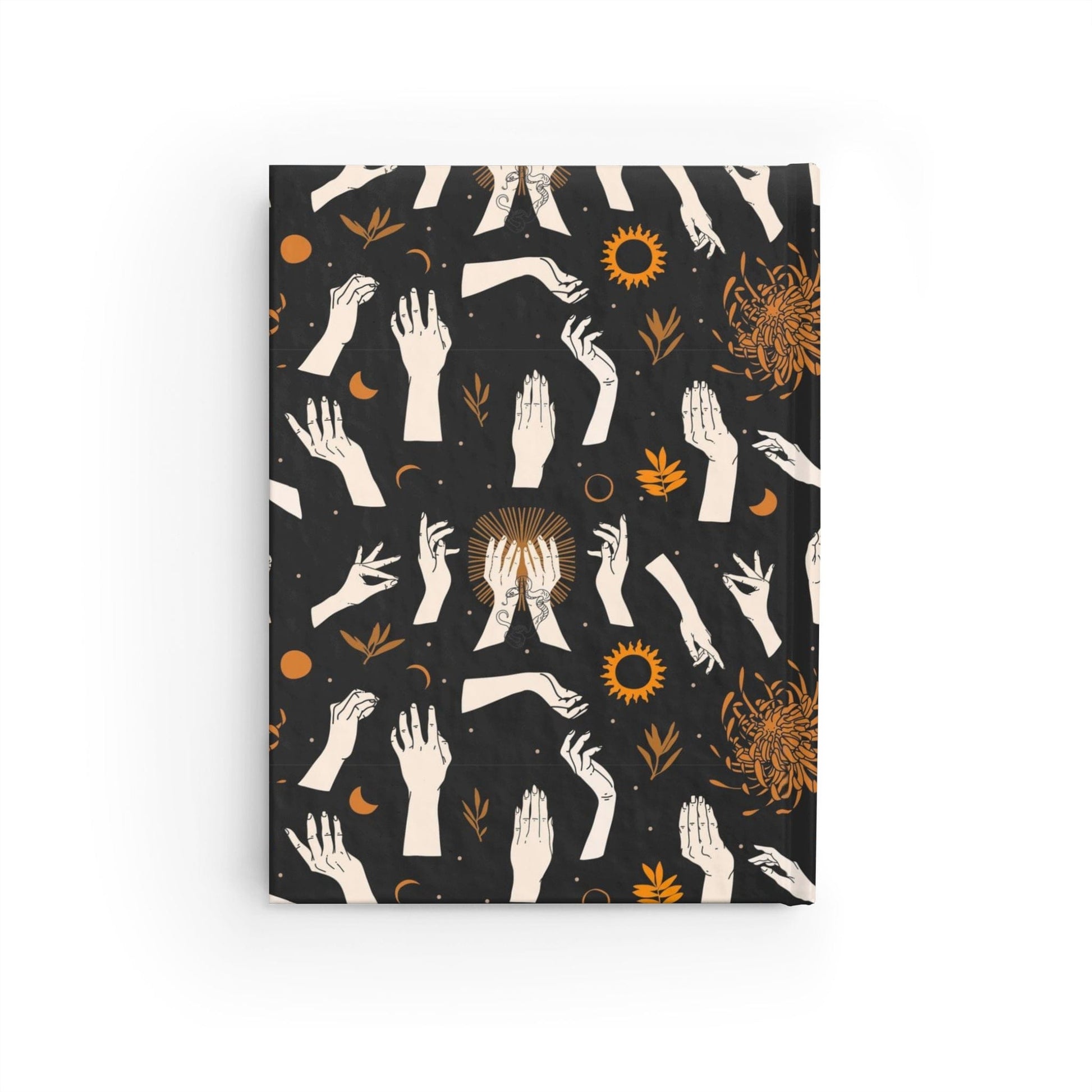 Printify Paper products Journal Flower Hands Journal - Ruled Line