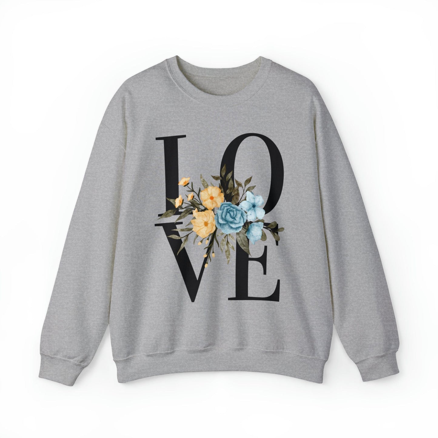 Printify Sweatshirt LOVE Crewneck Sweatshirt