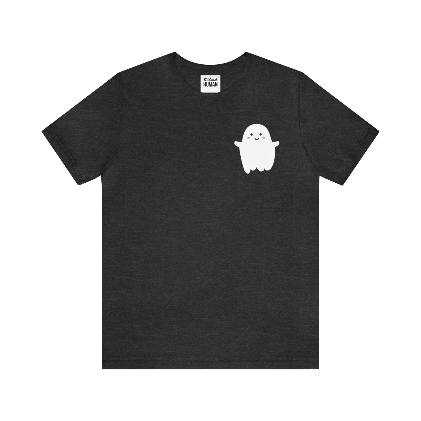 Printify T-Shirt Dark Grey Heather / XS Little Ghost T-Shirt