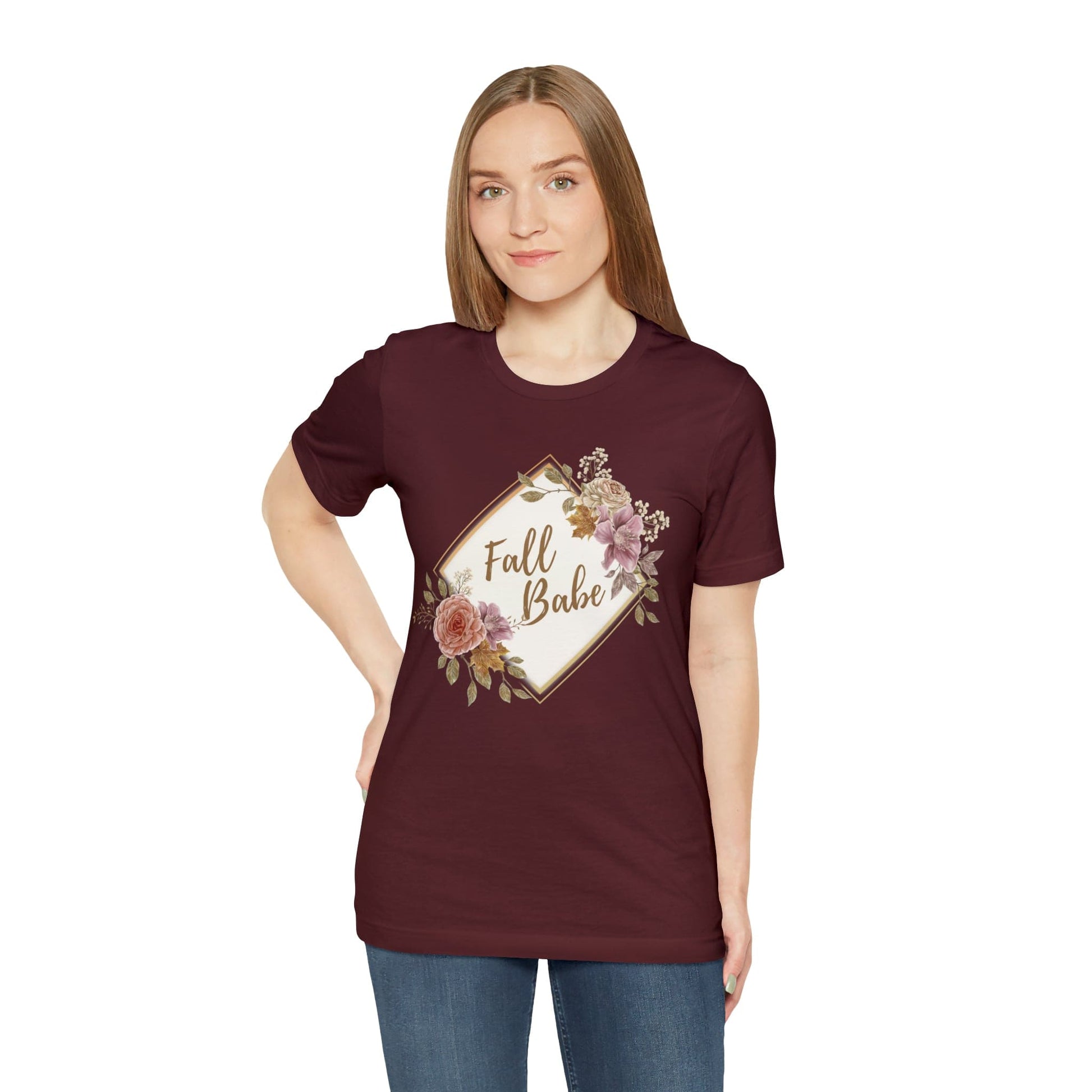 Printify T-Shirt Fall Babe Short Sleeve Tee