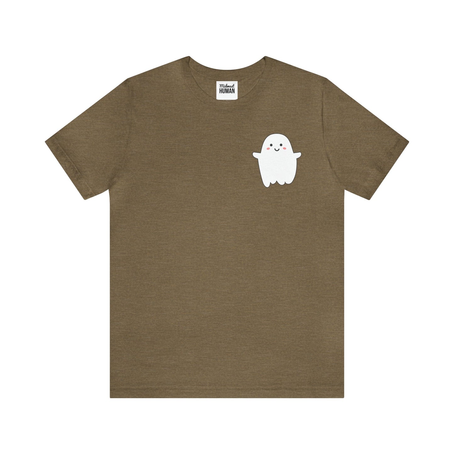 Printify T-Shirt Heather Olive / XS Little Ghost T-Shirt