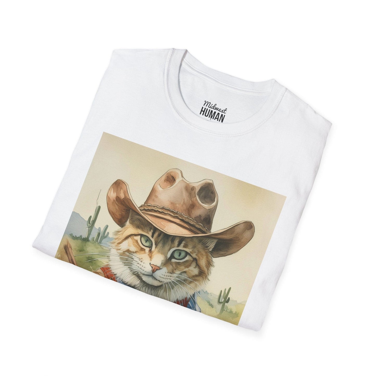 Printify T-Shirt Rodeo Cat Softstyle T-Shirt