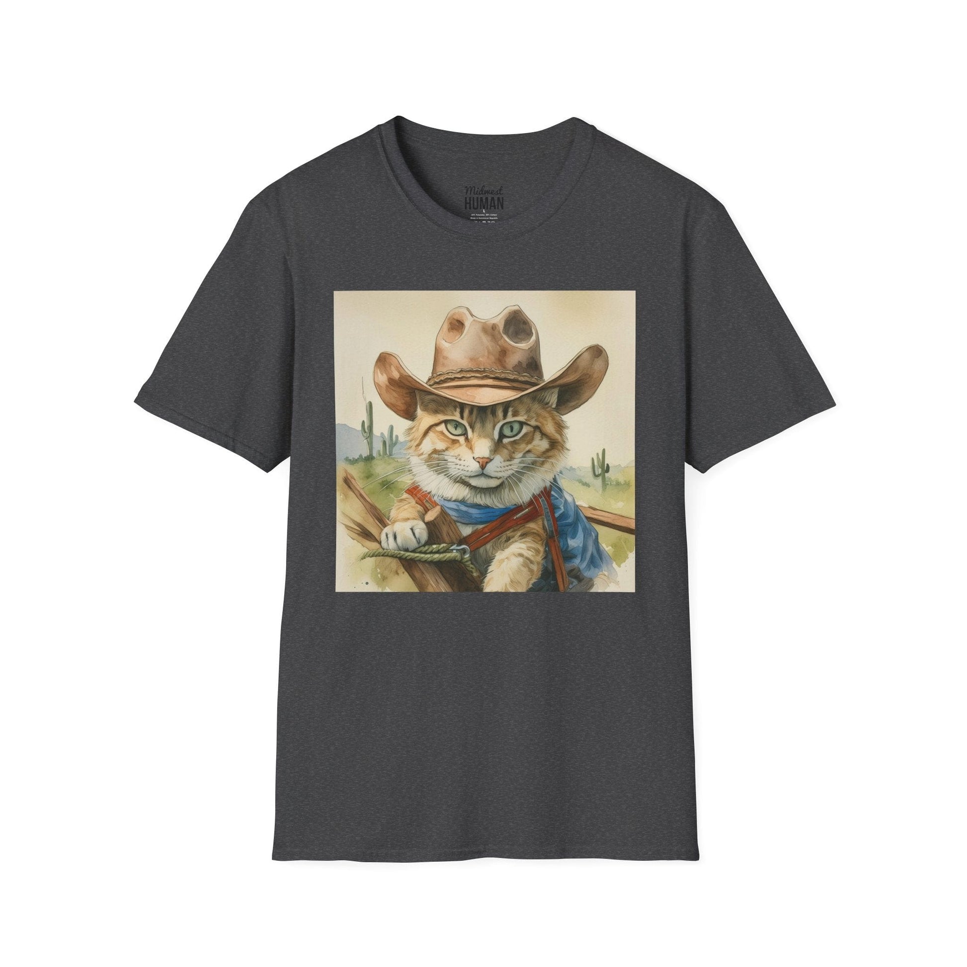 Printify T-Shirt Rodeo Cat Softstyle T-Shirt