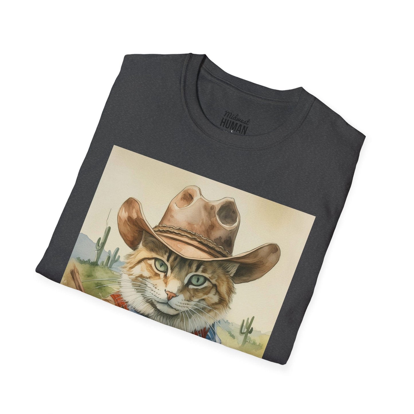 Printify T-Shirt Rodeo Cat Softstyle T-Shirt