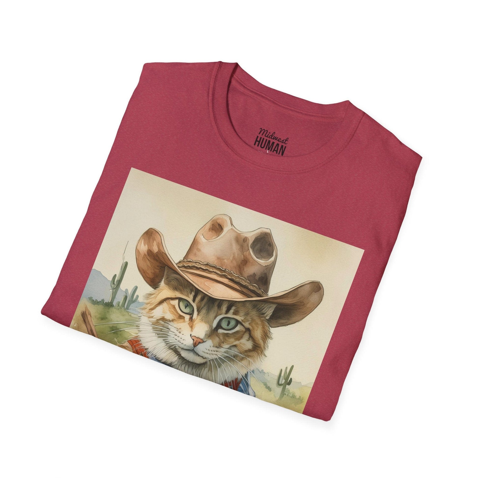 Printify T-Shirt Rodeo Cat Softstyle T-Shirt