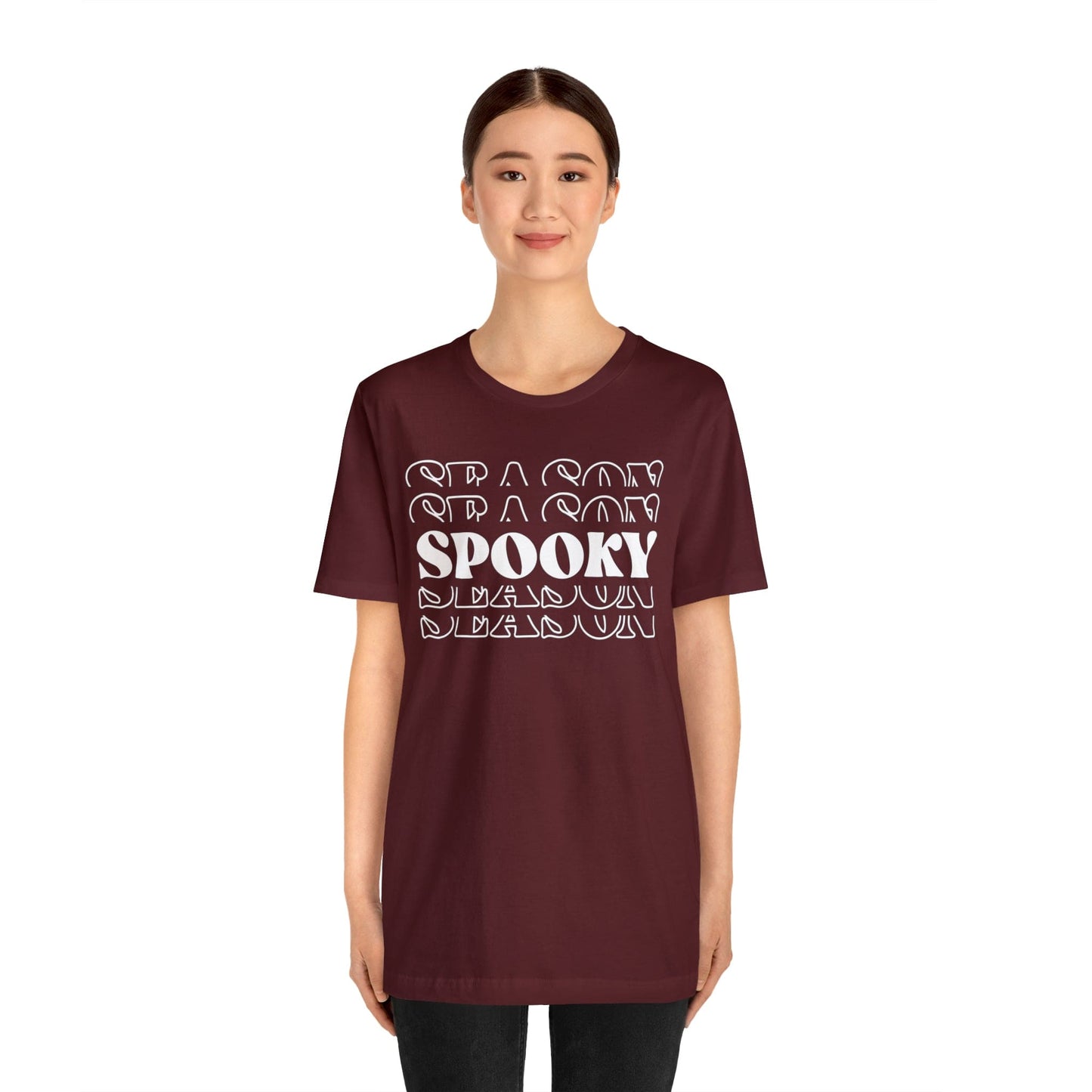 Printify T-Shirt Spooky Season Bella Soft Short Sleeve Tee