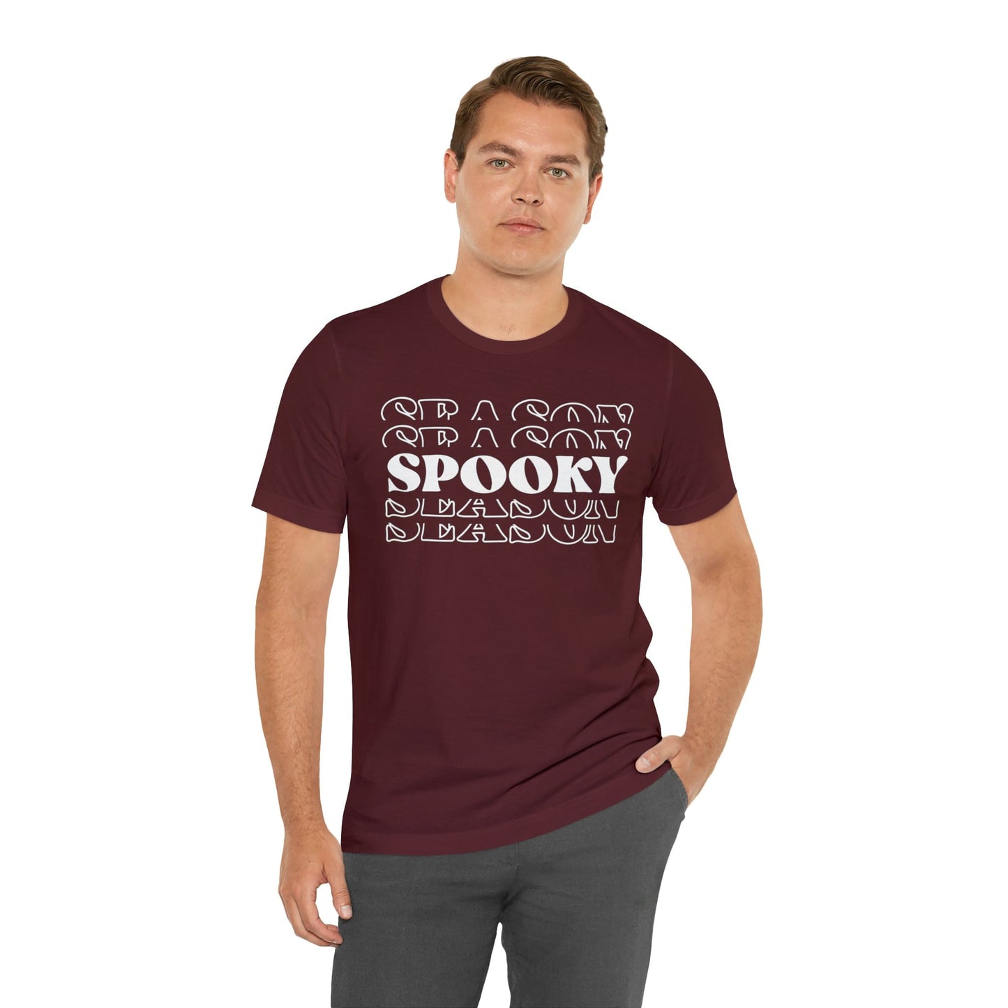 Printify T-Shirt Spooky Season Bella Soft Short Sleeve Tee