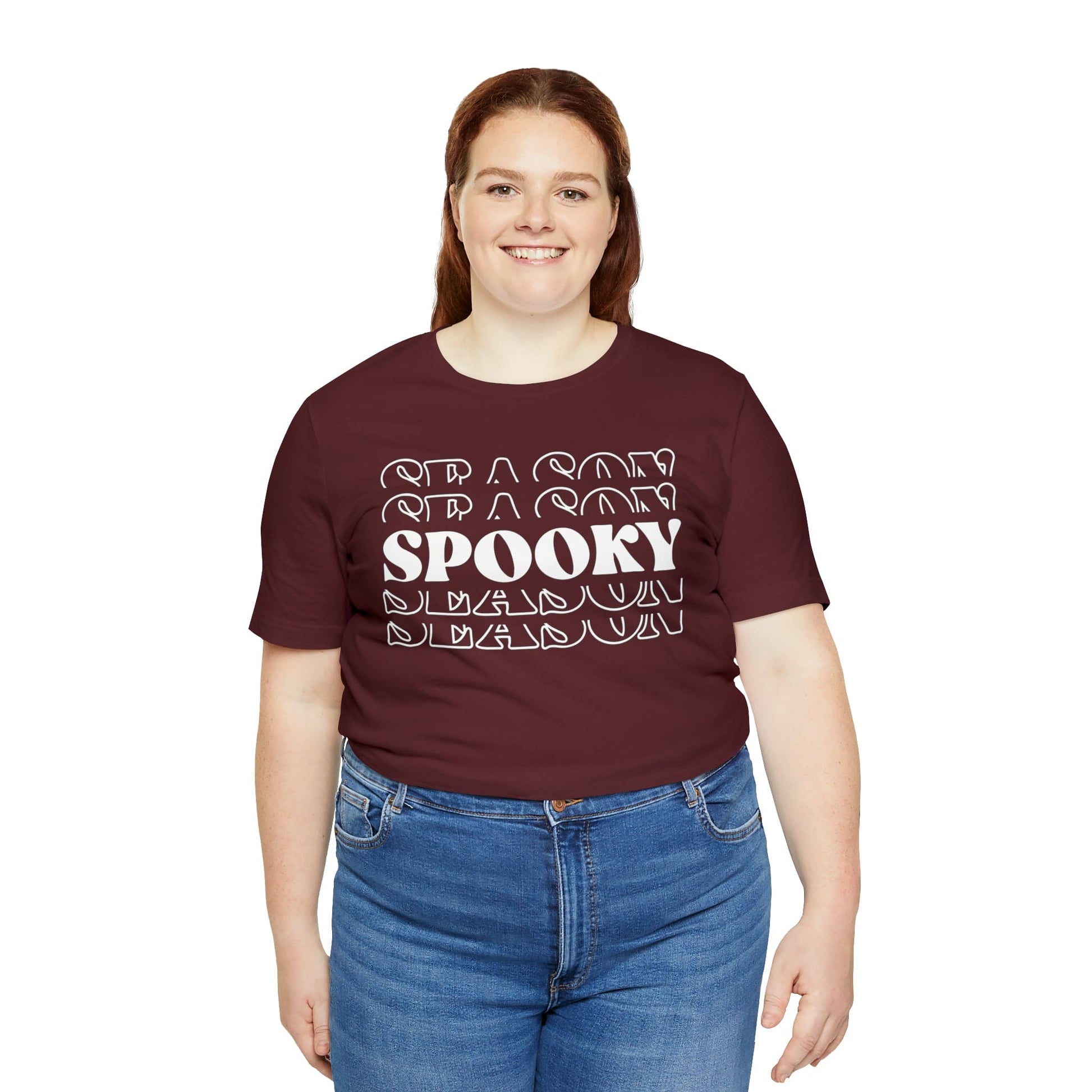 Printify T-Shirt Spooky Season Bella Soft Short Sleeve Tee