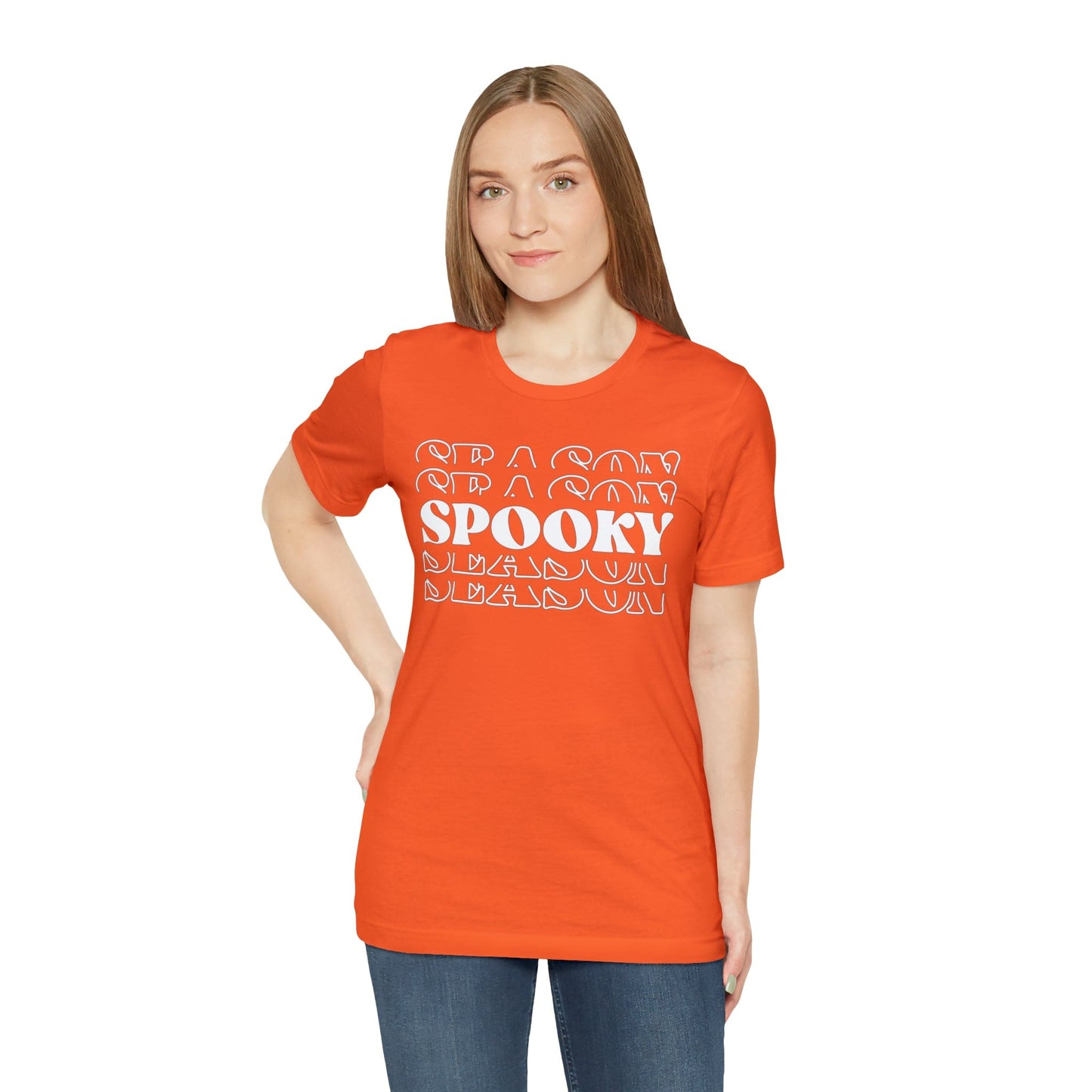 Printify T-Shirt Spooky Season Bella Soft Short Sleeve Tee