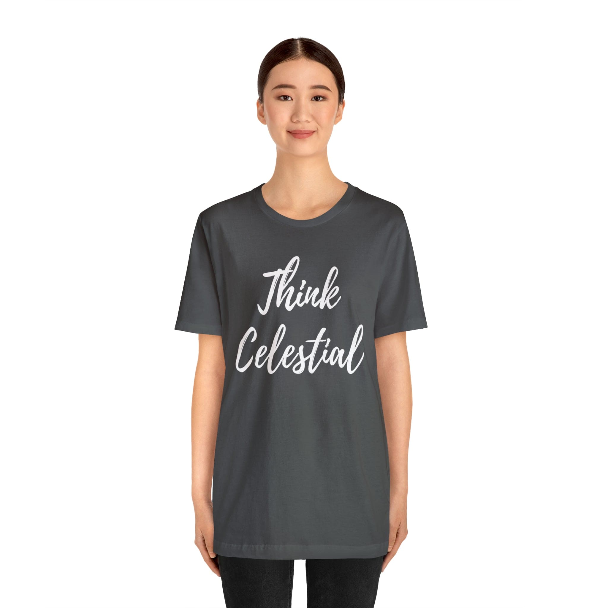 Think Celestial Handwriting Jersey Short Sleeve Tee