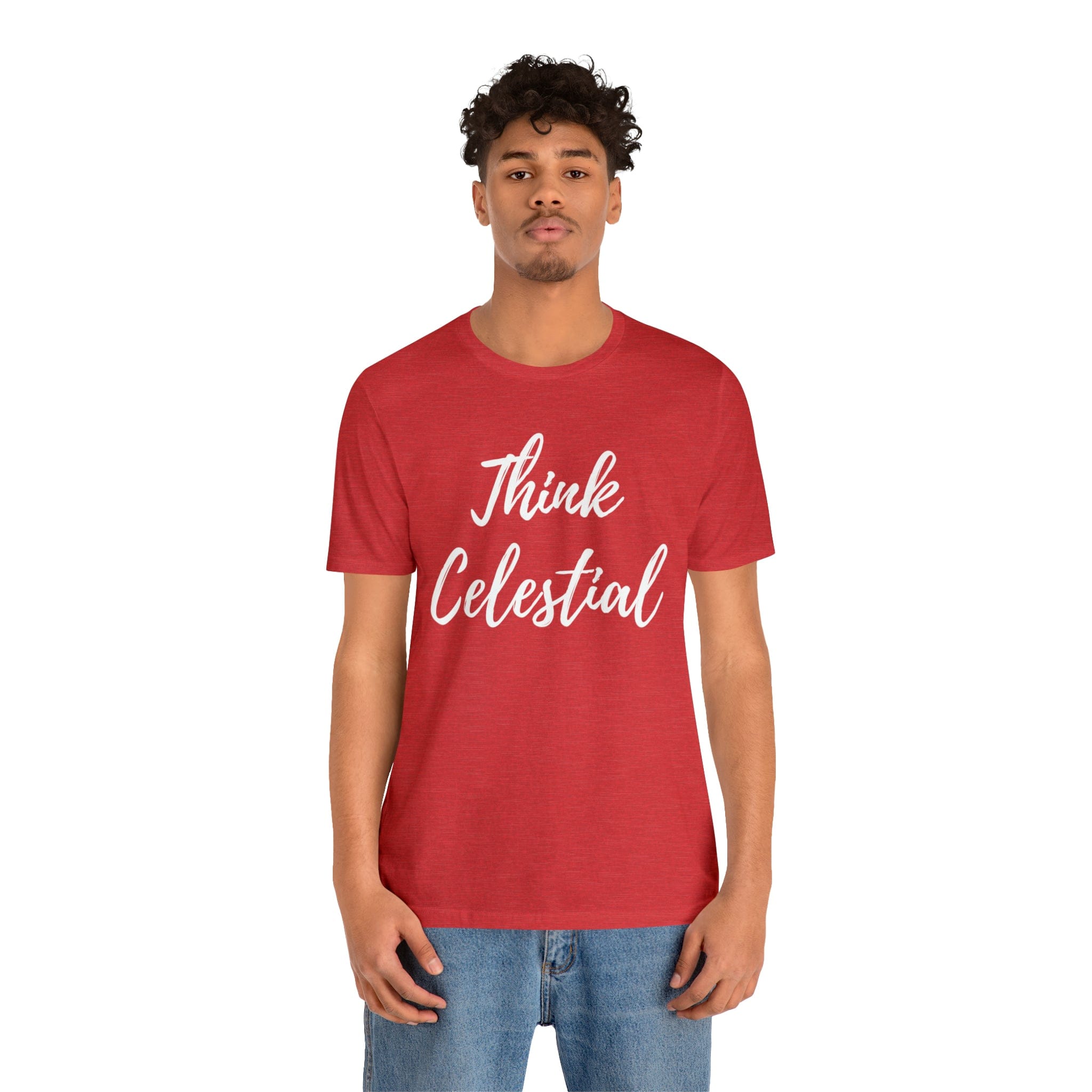 Think Celestial Handwriting Jersey Short Sleeve Tee – Midwest Human