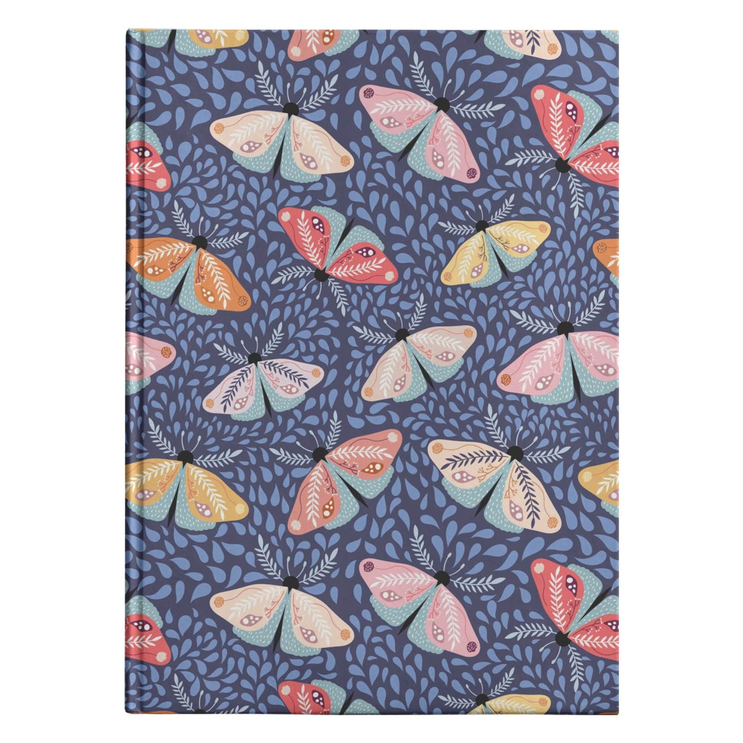 teelaunch Office Small Moth Hardcover Journal 5.75”x8”